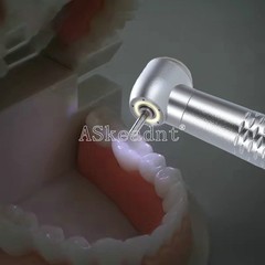 1-10*Dental Shadowless Ring LED High Speed Handpiece 5Water Spary 4Hole ASkeadnt