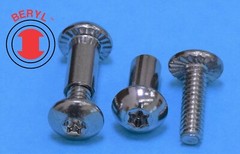 T25, Steel Chromate Six Lobe Sex Bolts #10-24X1/2″(5/8″) – 10sets