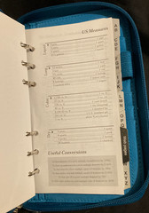 Teal Blue Mundex Zippered Faux Leather Planner Organizer Wallet Agenda by Mundi