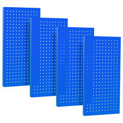 4 Pack Metal Pegboard Panels 24″ x 12″ Heavy Duty Steel Pegboard Wall Organizer