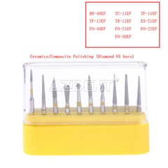 Dental Diamond Burs FG Composite/Polishing FG 101-117 For High Speed Handpiece