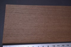 Fumed Oak Raw Wood Veneer Sheet 9 x 49 inches 1/42nd thick F7627-49