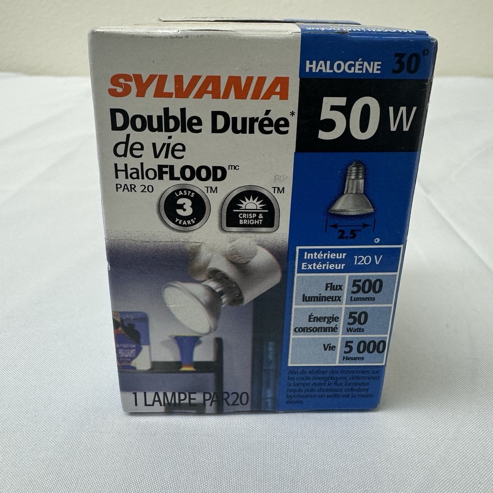 Sylvania PAR 20 Replacement Halogen Lamp Bulb 50W 30° Indoor Outdoor