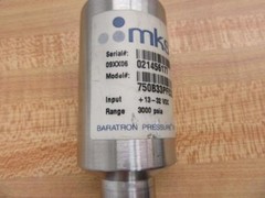 MKS 750B33PFE2GA Baratron Pressure Transducer