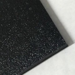 Primex X401 .080″ x 50″ x 56″ ABS Black Plastic Sheet Textured Haircell B