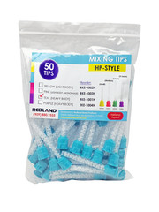 Dental Teal HP Mixing Tips Defend Type 50x 6.5mm Heavy Body Mydent Style