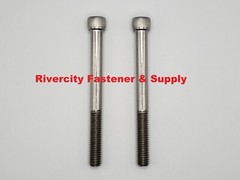 (2) 3/8-16×4 Socket Allen Head Cap Screws Stainless Steel 3/8x16x4 Bolts