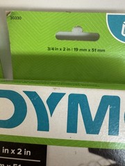2 – Dymo 3/4″ X 2″ White Return Address Labels 30330 (500 labels)