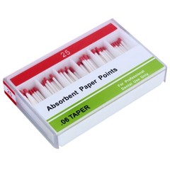 20 Packs Dental Endodontic Absorbent Paper Points Taper:PP 0.06 25# 100pcs/pack
