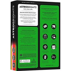 Bright Color Paper, Wausau Astrobrights, Letter Paper Size, 24 Lb, Assorted
