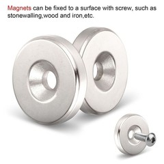 LOT 25MM Ring Round Disc Strong Neodymium Magnets Rare Earth WITH Hole Magnet