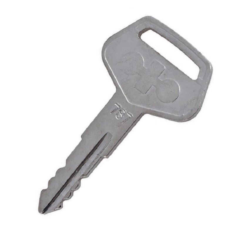 Komatsu Key # 787 fits Excavator Dozer Loader and Heavy Equipment with Logo