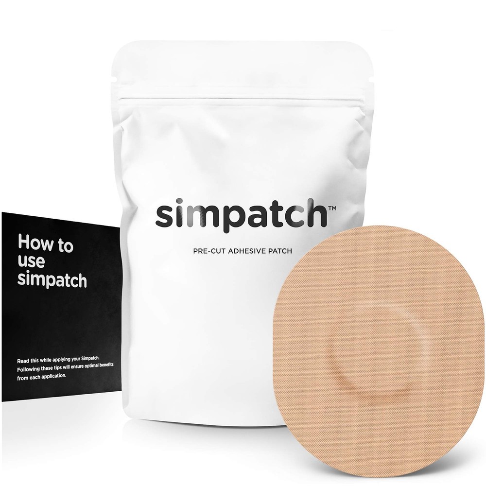 SIMPATCH Universal Adhesive Patch (25-Pack) – 25 Count (Pack of 1), Beige