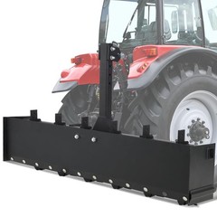 55 Inch Box Blade Tow Behind Scraper 3 Point Quick Hitch for Category 1 Tractor