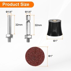 23pcs Quick Change Disc Set 1″ Lock Sanding Disc 36 Grits with Disc Holder