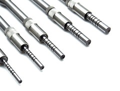 Dental Osteotomes Straight and Curved Tip Mead Mallet Spreading Tools Set