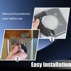 2 Gang Outlet Cover Wall Plate Single Hole W/4Screws for HBL9450A Hubbell 14-50R