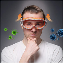 Safety Goggles Over Glasses Anti Fog Scratch Resistant Eye Protection Adjustable