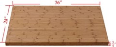 Boonliving Eco-Friendly Natural Bamboo Tabletop DIY Furniture