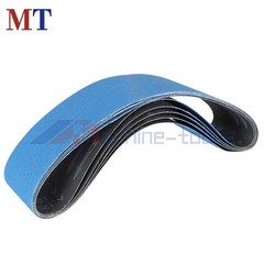 5 Pack 4 Inch X 36 Inch 120 Grit Premium Zirconia X-Weight Sanding Belts