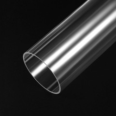 Clear Rigid Acrylic Pipe 115mm ID x 120mm OD x 305mm, 2.5mm Wall Tube