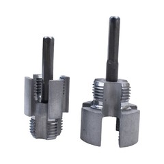 2pcs Integrated Internal & External Pipe Threading-Tool,PVC Pipe Threader Kit
