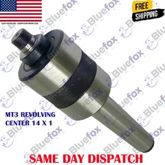 Threaded Revolving Live Center MT1 MT2 MT3 MT4 Morse Taper Shank Lathe 14x1mm