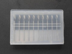 10 pcs 3mm X 5mm Tungsten Carbide Cutting Rotary Burr CNC Engraving Bit H5