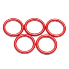 Red Silicone O Rings Seals 5.3mm Cross Section 30mm-530mm ID Food Grade O Ring