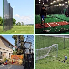 IUZEAI Golf Practice Net – Heavy Duty Nylon Netting, 10x10ft/10x15ft/10x20ft