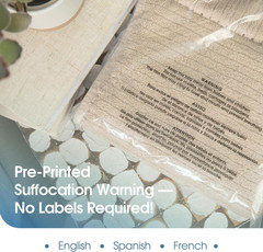 – Poly Bag Bundle Combo Pack of 400-6X9, 8X10, 9X12, 11X14 Self Seal Clear Pl…