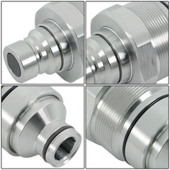 373-6967 Male Flat Face Coupler Compatible For Caterpillar 226D 262D 279D