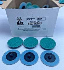 BOX OF 100 GAP QC-R/O 2″ 036 ZIRC-PLUS W/GRINDING QUICK CHANGE DISC 809775-57341