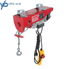 440lbs / 200kg Mini Electric Hoist 110v 6.6ft/2m Wired Remote Control