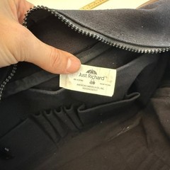 US Postal Service Navy Blue Canvas Briefcase Messenger Bag OS