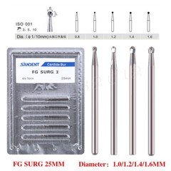Dental Oral Surgical Bur Carbide Round Straight Taper Fissure Pear FG SURG