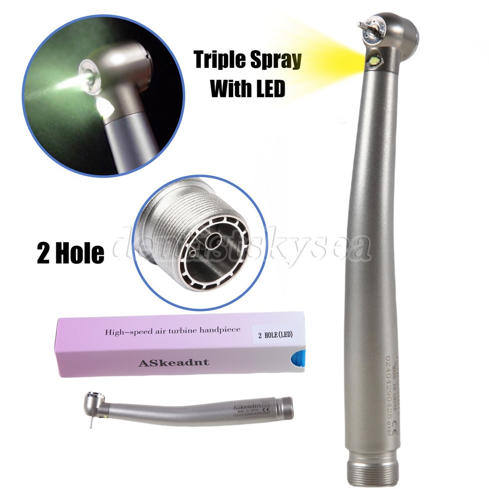 Dental E-generator Dental LED Fiber Optic High Speed Handpiece 2Holes 4Holes