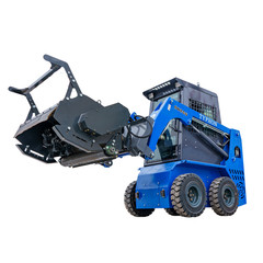 New TYPHON STOMP X1300 & STOMP 509 Mini Skid Steer Forestry Mulcher Attachment