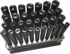 33-Piece Center Transfer Punch Set – Durable Heat Treated Steel with Stand