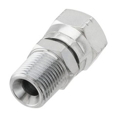 10pcs Hydraulic Hose Fittings: 3/8″ NPSM Female x 3/8″ NPTF Male Swivel Fitting