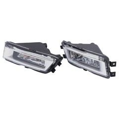 For 2012 2013 2014 2015 Volkswagen Passat Fog Lights Lamps W/ Bezels & Trims Set