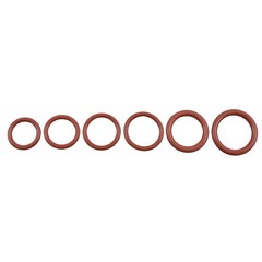 180 Pcs O-Ring Brown Metric FKM O-Ring Kit Fit High Heat Applications with Box