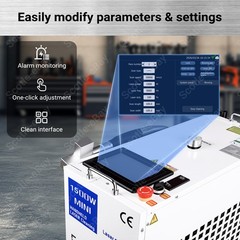 1500W Handheld Fiber Laser Cleaning For Rust Paint Removal Industrial Grade