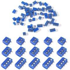 50pcs PCB Screw Terminal Block Set – 2/3/4Pin, 5.08mm Pitch