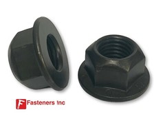 7/8-14 Grade G (Hardened) Flange Locking Nut Black Phos Oil 7/8″ Fine Thread