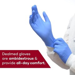 Latex-Free Medium Nitrile Gloves for Medical Use, 200 Count – Ambidextrous Fit