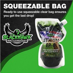 Blackhawk Performance Lithium EP-0 Grease for Disc Mowers 32 oz EZ Squeeze pouch