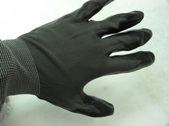 12 Pairs! Superior Dexterity Black Foam Nitrile Palm Coated Nylon Glove Size: 9