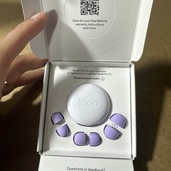Loop Quiet 2 Ear Plugs For Noise Reduction – 14dB – Color – Violet – Open Box