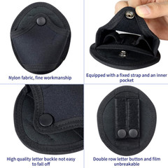 Tactical Handcuffs Case Police Holster Molle Pouch Nylon Holder Handcuff Holster